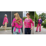 french terry modal - Love par ki-ba-doo Leolove senf/pink