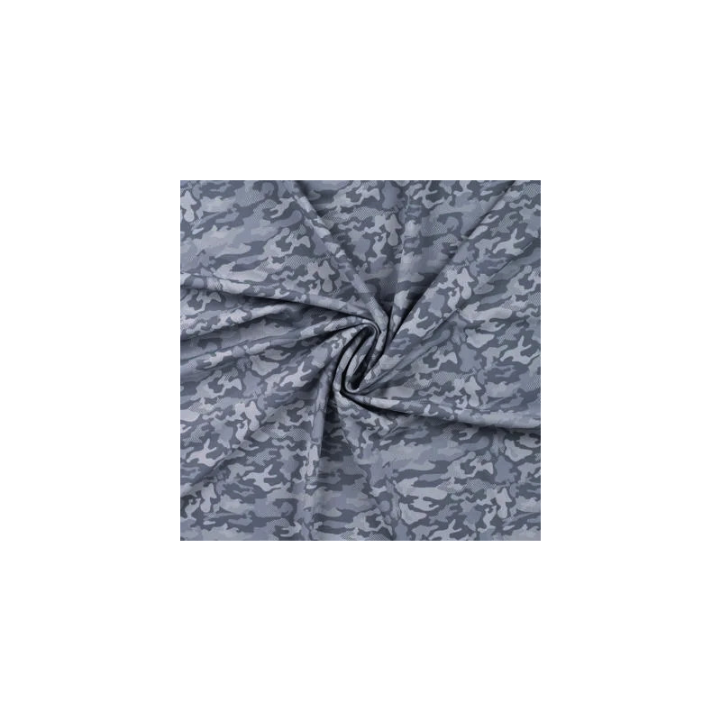 performance jersey - Lycra camouflage denim