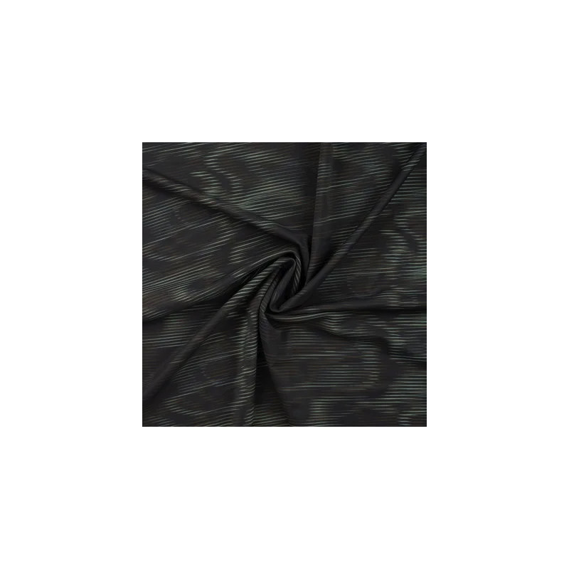 Jersey technique - Lycra Gradient wave smoke mint