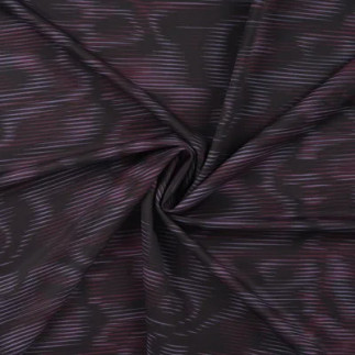 Jersey technique - Lycra dégradé vague vieux violet