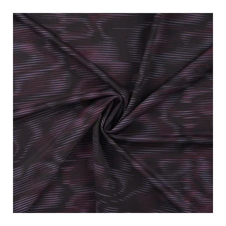 Jersey technique - Lycra dégradé vague vieux violet