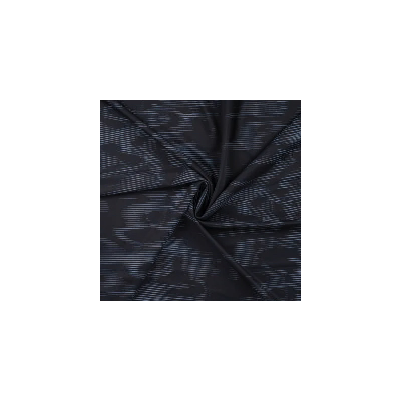 Funktionsjersey - Lycra Gradient wave schwarz