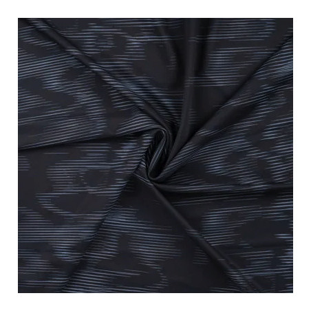 Jersey technique - Lycra Gradient wave noir