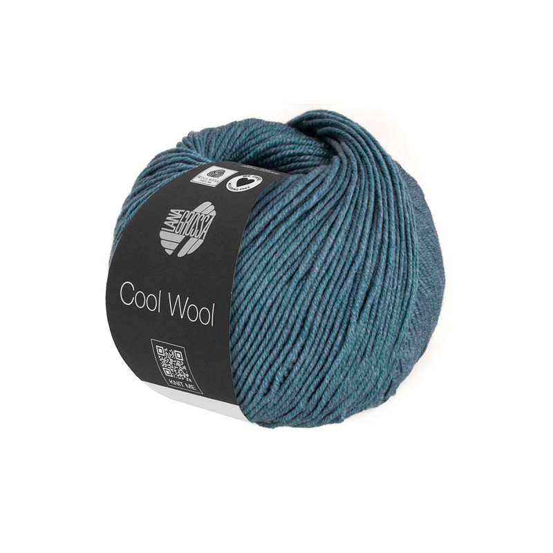 Lana Grossa - Cool Wool melange taubenblau (1433)