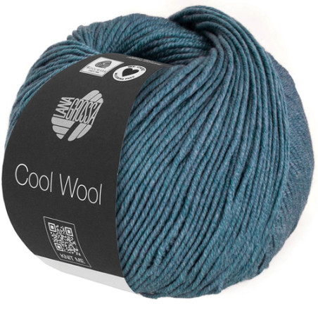 Lana Grossa - Cool Wool mélangé bleu tourterelle (1433)