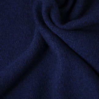 Merino boiled wool navy