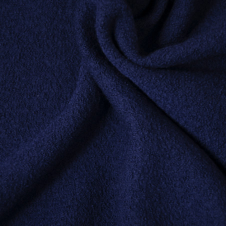 Merino boiled wool navy