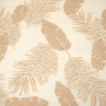 boiled wool Monte Baldo leaves ecru
