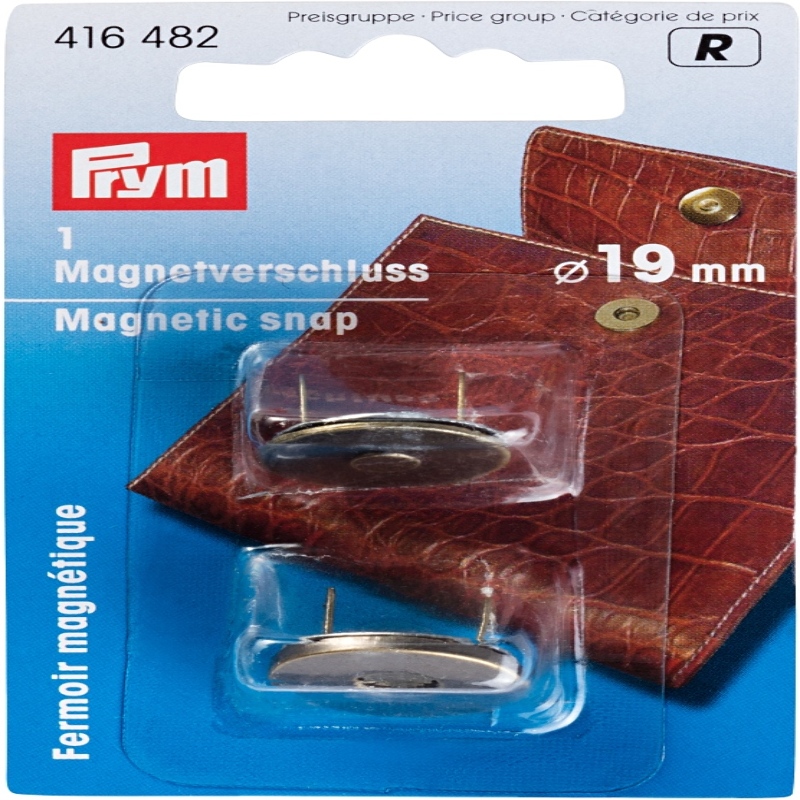 Boutons magnétiques Prym - laiton antique