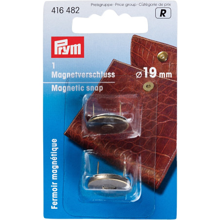 Boutons magnétiques Prym - laiton antique