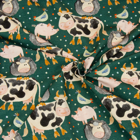 Jersey - Hilco Farm life dark green
