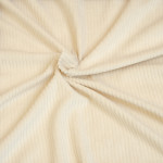 Jersey corduroy - Beluga ecru