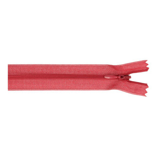 Fermeture éclair invisible - 60 cm - rouge foncé (752)