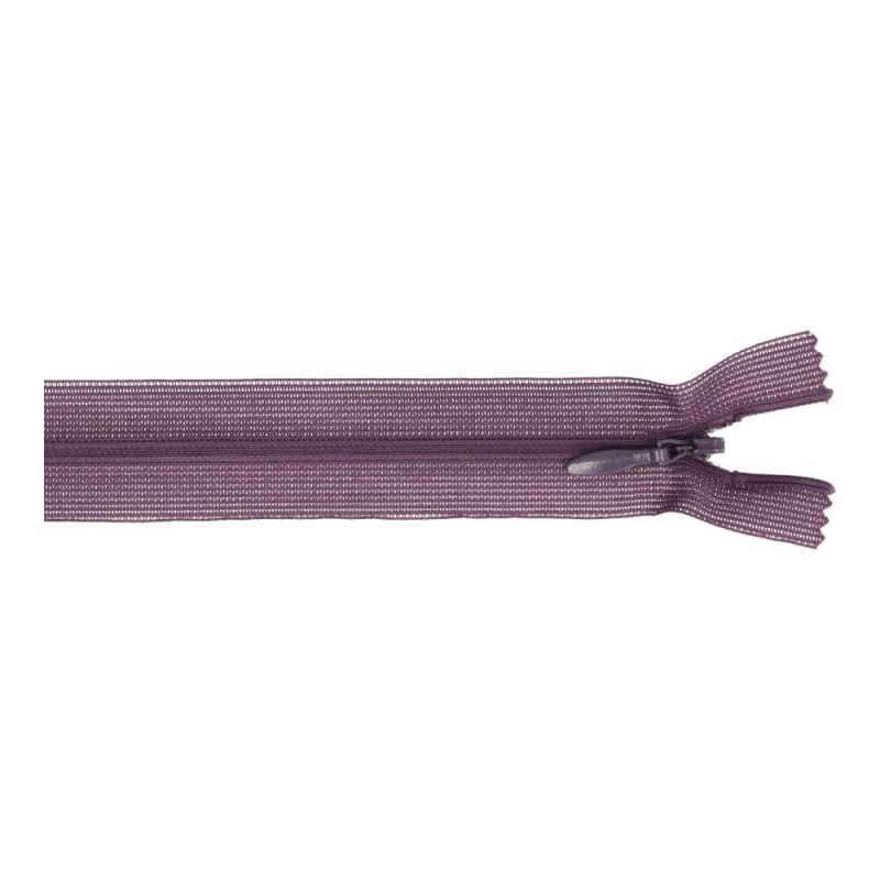 Nahtverdeckter Reissverschluss - 60cm - violett (150)