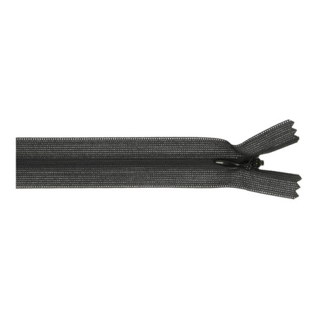 Invisible zipper - 60cm - black (000)