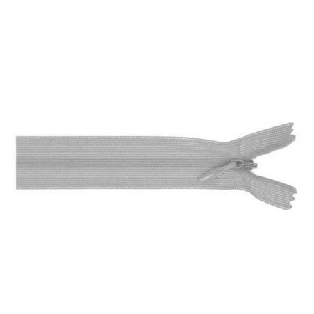 Invisible zipper - 60cm - grey (004)