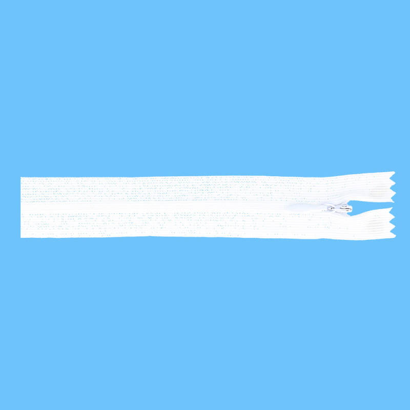 Fermeture éclair invisible - 60 cm - blanche (009)
