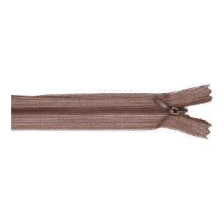 Invisible zipper - 60cm - dark brown (881)