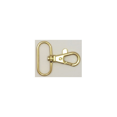 Karabiner 32mm gold oval