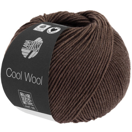 Lana Grossa - Cool Wool melange kaffeebraun (1435)