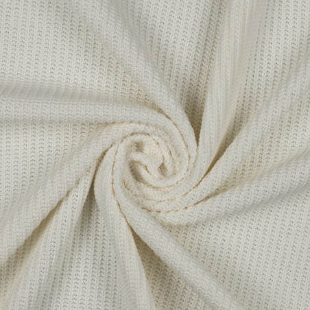 Heavy tricot - blanc cassé