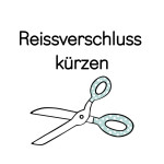 Shorten zipper