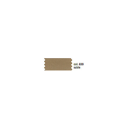 Ripsband - 10 mm, brun clair 639