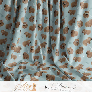 Summer sweat - G'Day Mate by Mrs Mint Wombat smoke mint