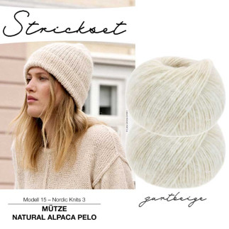 copy of Strickset - Loop Alpaca Pelo - zartbeige