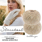 Strickset - Fäustlinge Alpaca Pelo - hellbeige