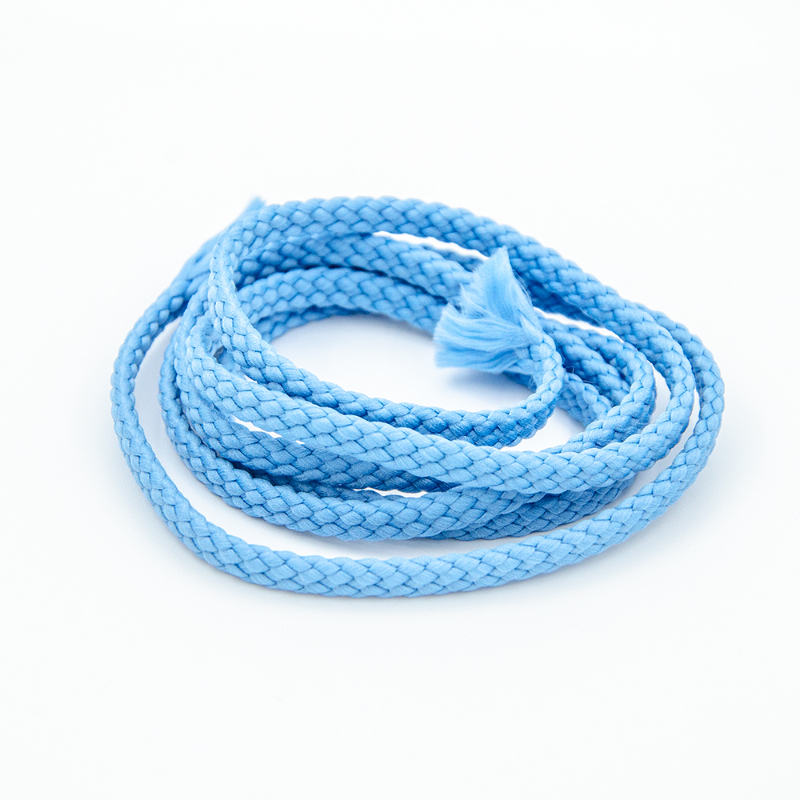 Cordon 5 mm bleu fumée (st)