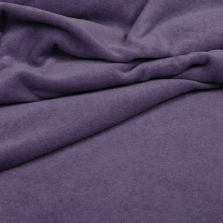 Sport fleece - melange old purple