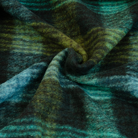 boiled wool Karo Cima Presenta green