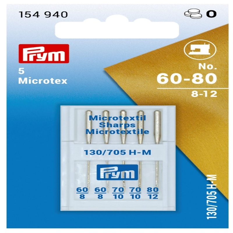 Prym sewing machine needles Microtex