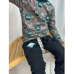 jersey - Monsta taupe par Mrs Mint Design