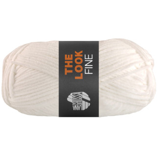 Lana Grossa - Chenille the look fine - blanc (101)