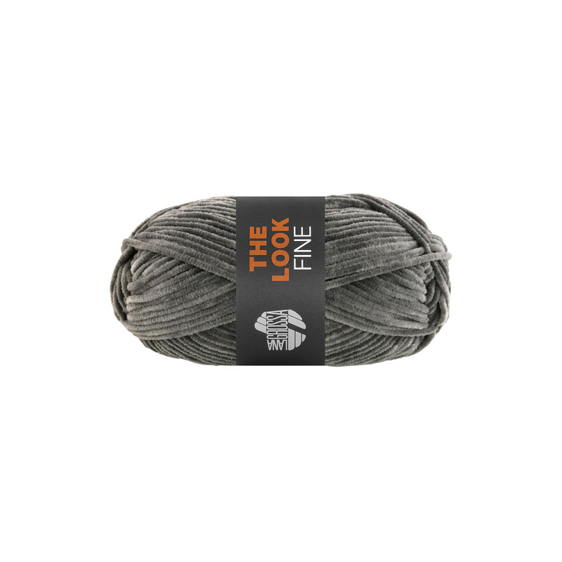 Lana Grossa - Chenille le look fin - grau (125)