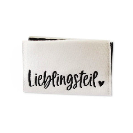 Woven Label - Lieblingsteil offwhite