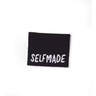 Woven Label - selfmade noir