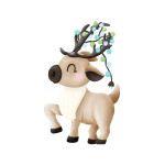 Iron-on transfers - Mrs Mint Design - Reindeer with fairy lights