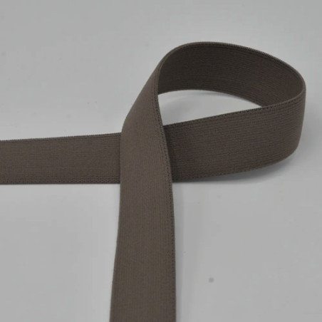 Bande élastique - 25 mm taupe (qt)
