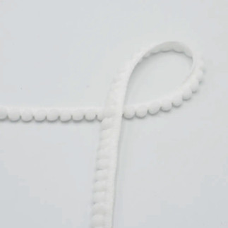 Bordure pompon - 6mm écru (qt)