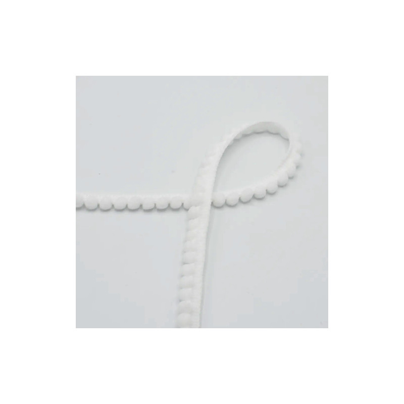Bordure pompon - 6mm écru (qt)