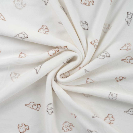 Nicki - Elephants off-white