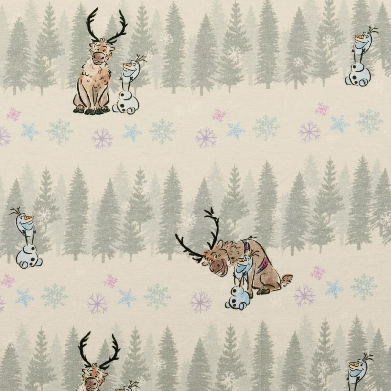 Jersey - Frozen Reindeer ecru Jersey - Frozen Reindeer ecru