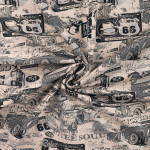 sweatshirt - Retro Route 66 sand