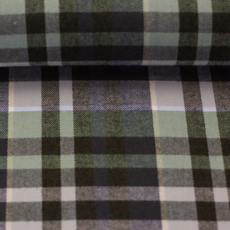 flannel - Yukon check khaki/olive