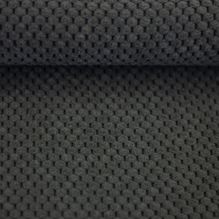 Velours décoratif - Gris Parme