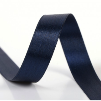 satin ribbon 10mm navy (st23)