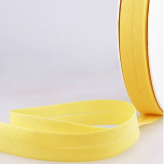 Schrägband 20mm - strohgelb (79)